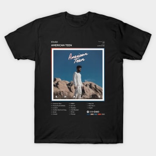 Khalid - American Teen Tracklist Album T-Shirt